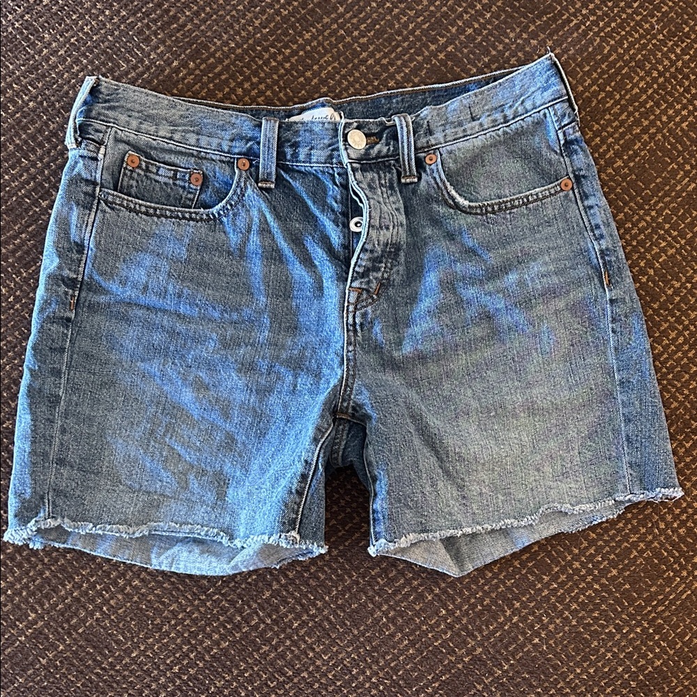 Madewell Blue Denim Jean Shorts